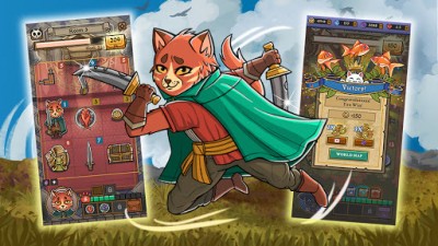 Neko Dungeon: Puzzle RPG screenshot №1