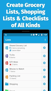 AnyList: Grocery Shopping List screen 1