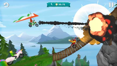 Airborne MX - гонки и летать screenshot №4
